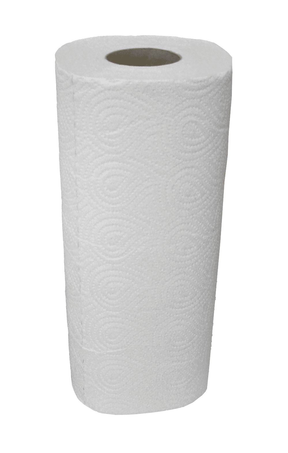 Weiße Küchenpapierrolle