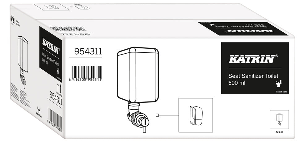 KATRIN Toilettensitz-Desinfektion 500 ml für öffentliche Waschräume