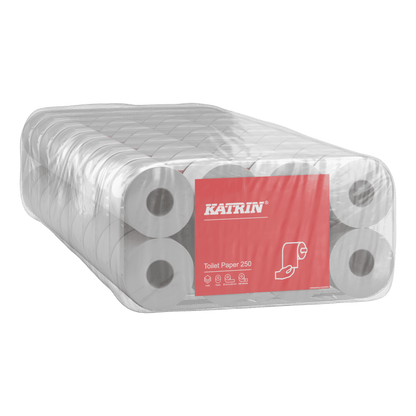 KATRIN Toilettenpapier 250 Blatt 3-lagig, Großpackung