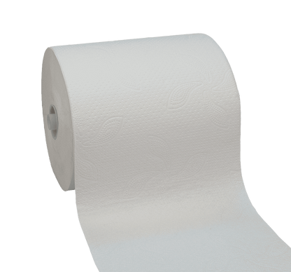 weiße Toilettenpapierrolle