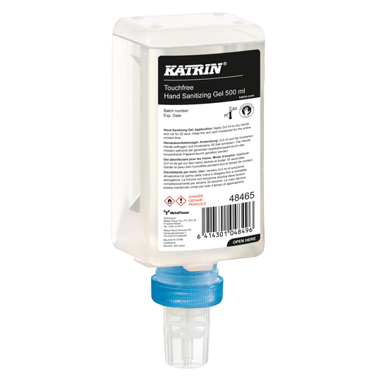 KATRIN Touchfree Hand Sanitizing Gel 500 ml Nachfüllkartusche