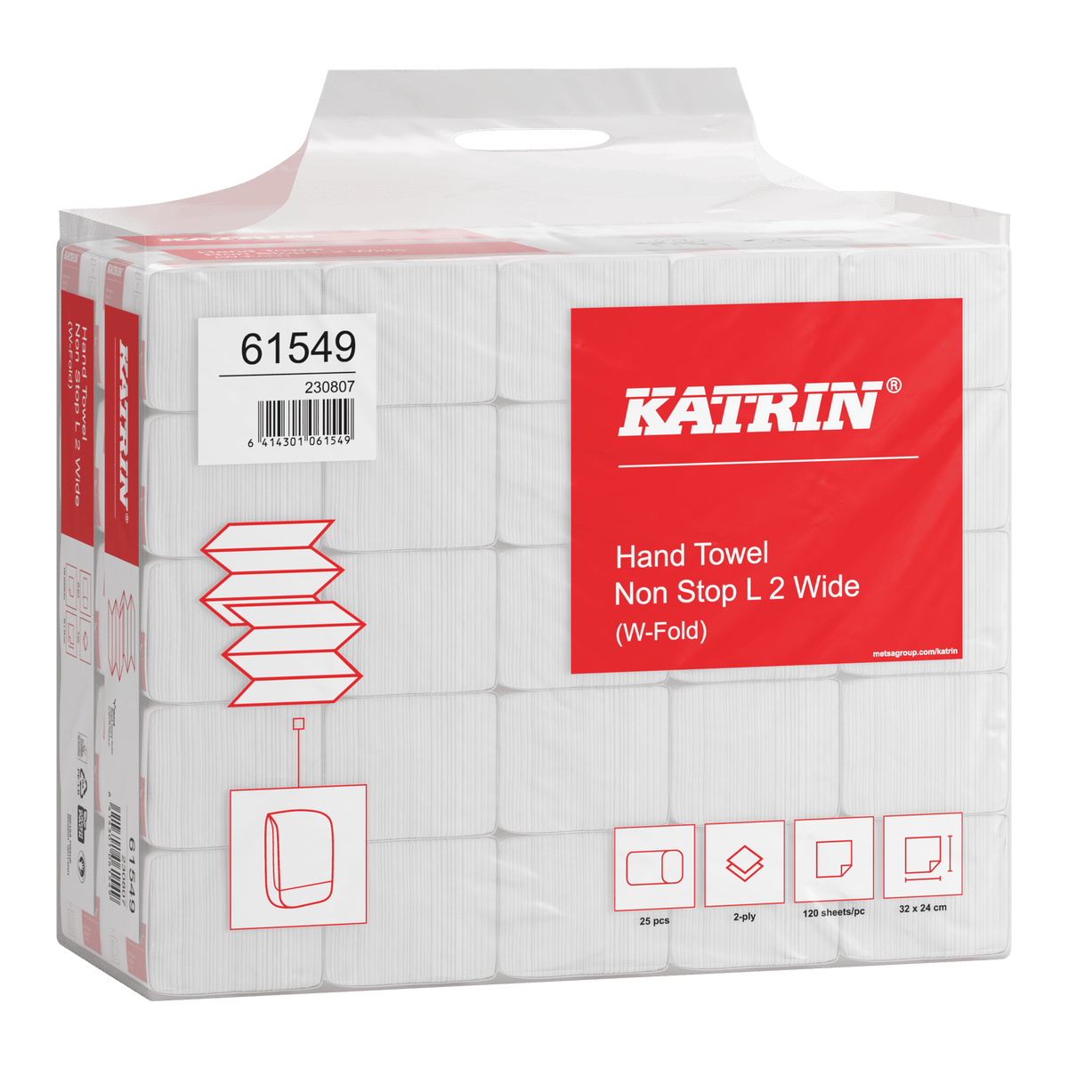 Verpackungsbild von Falthandtuchpapier 61549