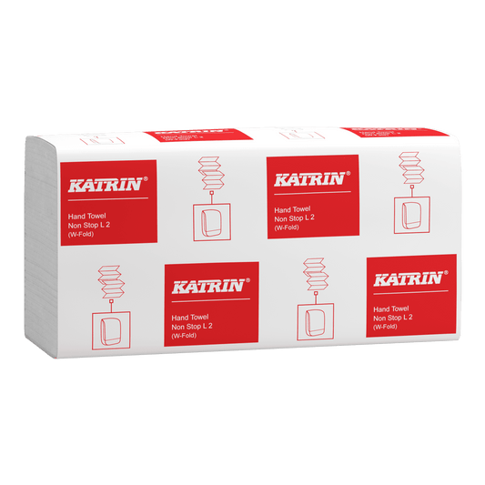 KATRIN Handtuchpapier Non Stop L2 W-Fold, Handypack