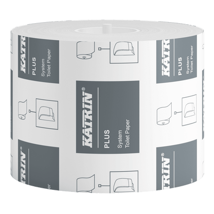 KATRIN Plus System Toilettenpapier Großrolle, 2-lagig, Einzelrolle