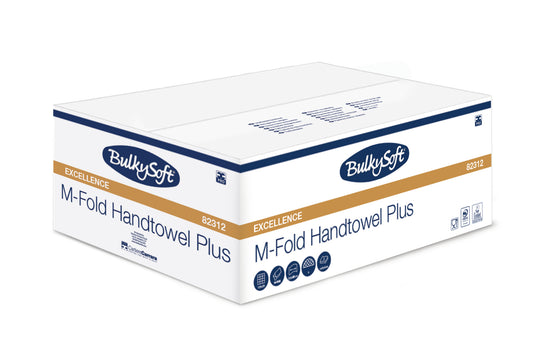 BulkySoft Excellence M-Fold Handtowel Plus Papierhandtücher für Waschräume und Gewerbe