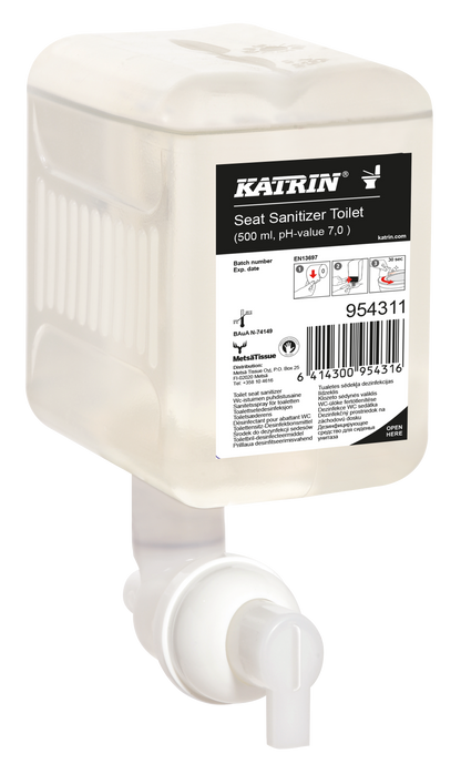 KATRIN Seat Sanitizer Toilet 500 ml – Verpackungseinheit