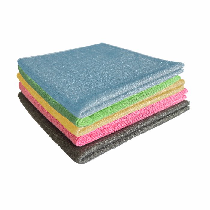 Mikrofasertuch-Set in verschiedenen Farben für professionelle Reinigung